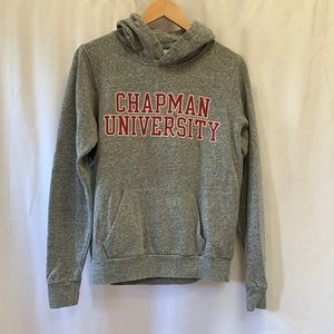 Chapman University Women’s Hooded Sweatshirt. Gray. Size M